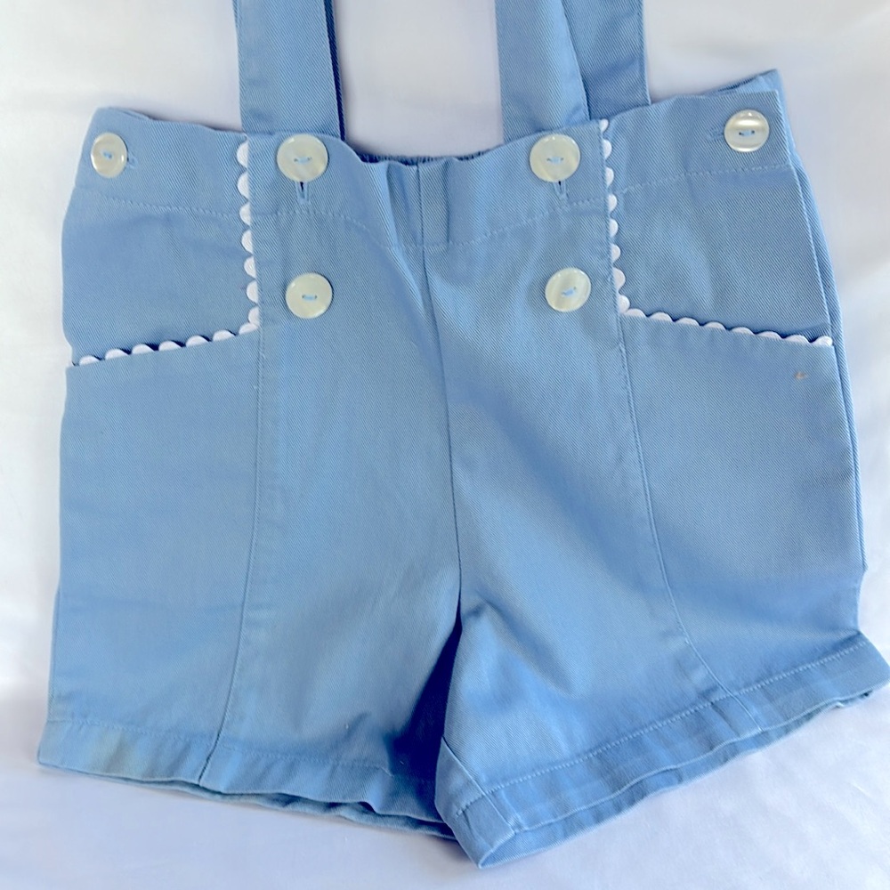 NWOT NECK & NECK KIDS EUROPEAN STYLE KIDS’ OVERALLS  BLUE SIZE 4 MADE IN SPAIN - Picture 3 of 11